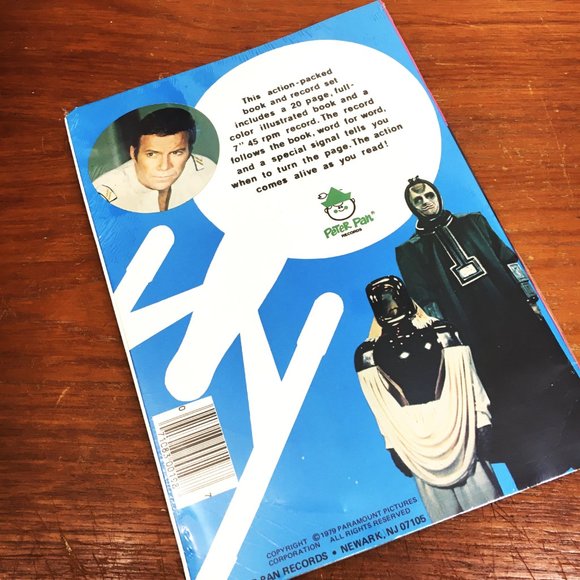 VTG Star Trek Passage to Moauv 1979 Peter Pan Book & Record Set NWT - Picture 5 of 8